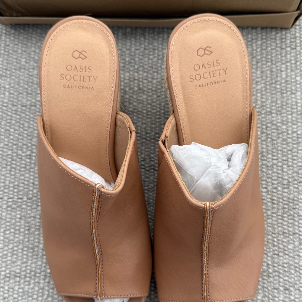 Oasis Society “Melissa” NIB Nude Women's Espadrilles-8.5